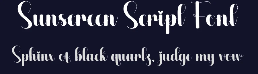Sunscreen Script Font by creativeletter — Script Handwritten Font — thumbnail 2