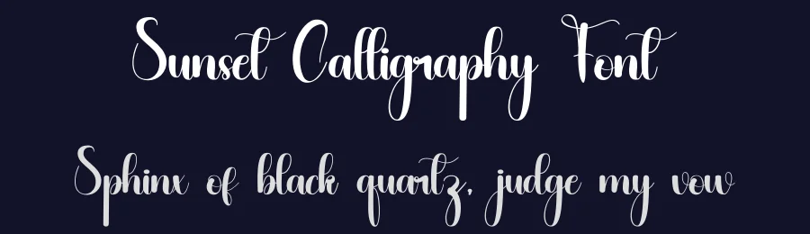 Sunset Calligraphy Font by inermediaSTUDIO — Script Handwritten Font — thumbnail 2