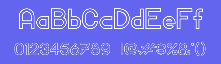 Sunset Retro Line Font by imamfathoni0 — Decorative Font — thumbnail 3