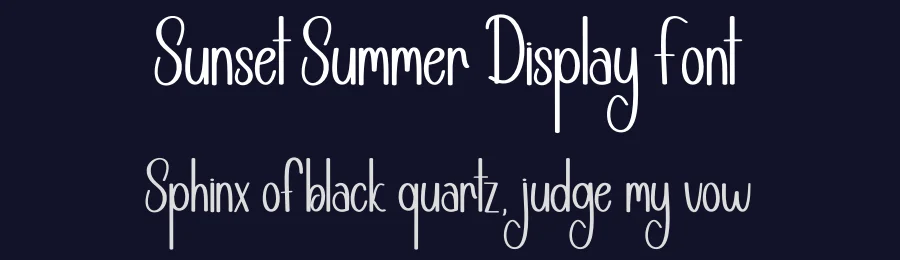 Sunset Summer Display Font by andikastudio — Script Handwritten Font — thumbnail 2