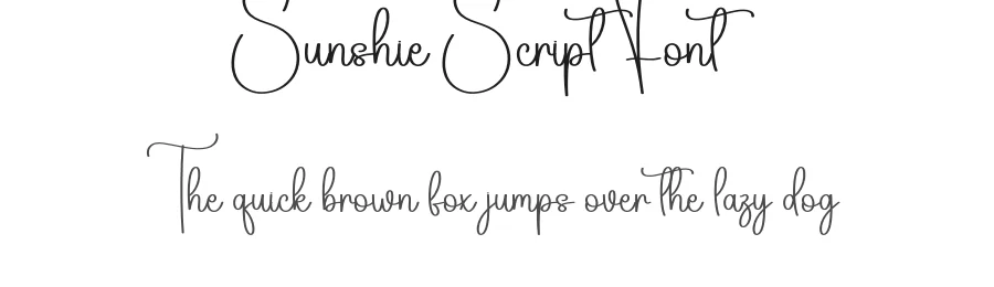 Sunshie Script Font by creativeletter — Script Handwritten Font