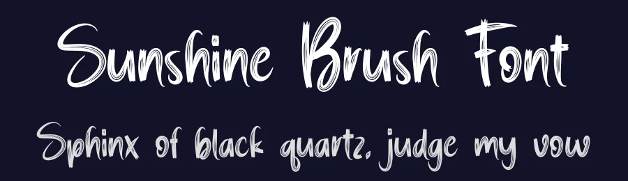Sunshine Brush Font by creativeletter — Script Handwritten Font — thumbnail 2