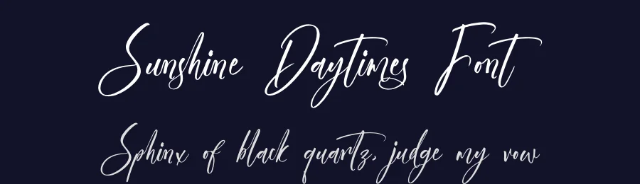 Sunshine Daytimes Font by stylishtype.co — Script Handwritten Font — thumbnail 2