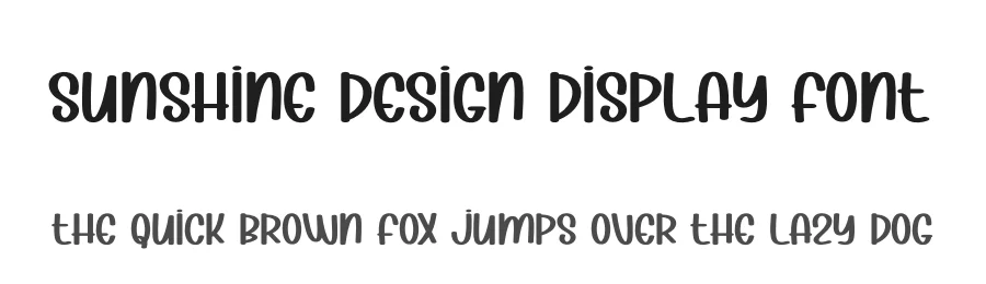 Sunshine Design Display Font by creativeletter — Display Font