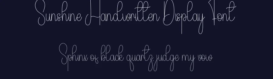 Sunshine Handwritten Display Font by andikastudio — Script Handwritten Font — thumbnail 2
