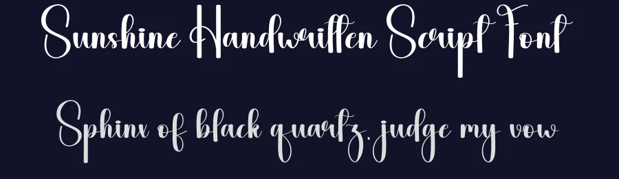 Sunshine Handwritten Script Font by andikastudio — Script Handwritten Font — thumbnail 2