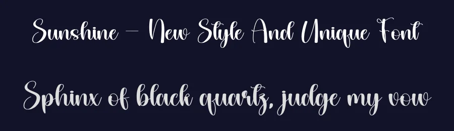 Sunshine – New Style And Unique Font by andikastudio — Script Handwritten Font — thumbnail 2