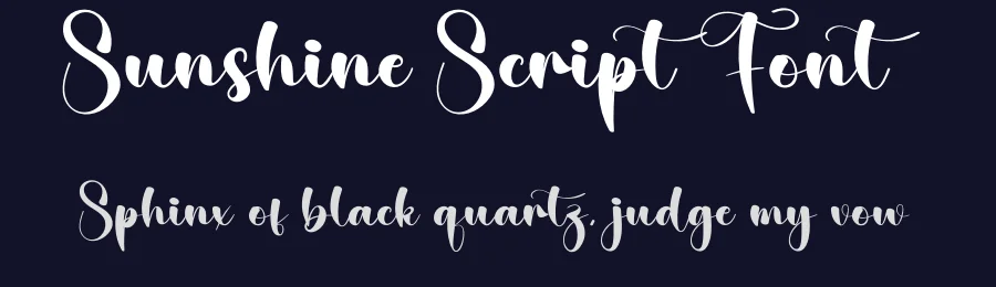 Sunshine Script Font by creativeletter — Script Handwritten Font — thumbnail 2