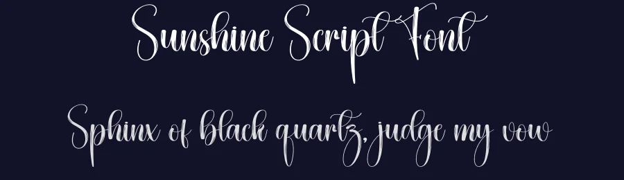 Sunshine Script Font by creativeletter — Script Handwritten Font — thumbnail 2