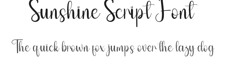 Sunshine Script Font by andikastudio — Script Handwritten Font