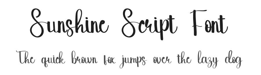 Sunshine Script Font by inermediaSTUDIO — Script Handwritten Font