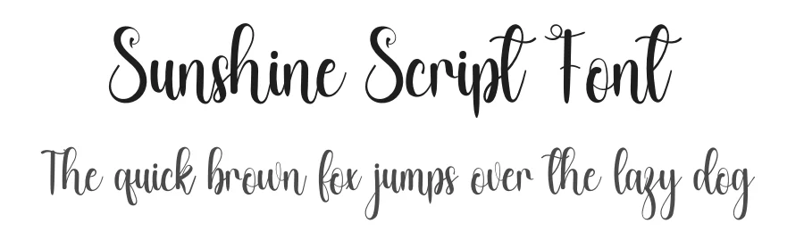 Sunshine Script Font by inermediaSTUDIO — Script Handwritten Font