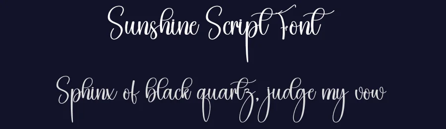 Sunshine Script Font by creativeletter — Script Handwritten Font — thumbnail 2