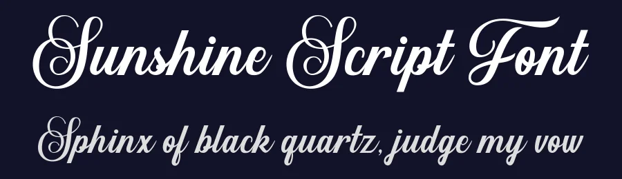 Sunshine Script Font by Lettersiro — Script Handwritten Font — thumbnail 2