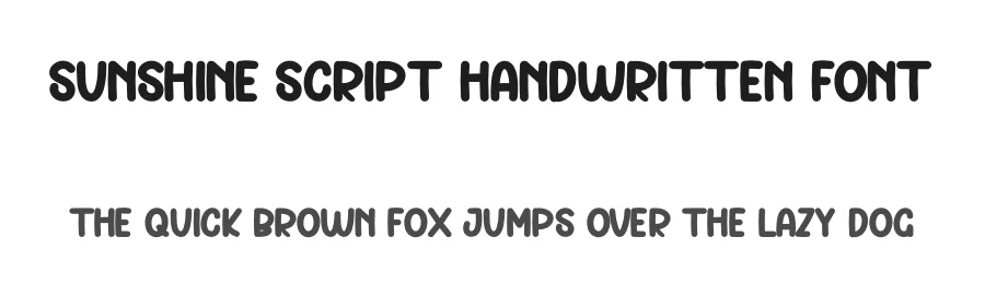 Sunshine Script Handwritten Font by inermediaSTUDIO — Display Font