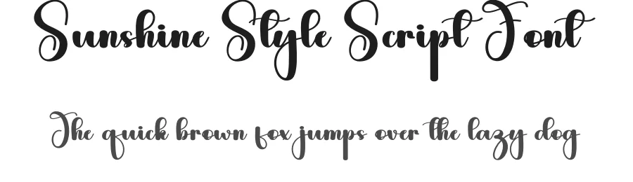 Sunshine Style Script Font by andikastudio — Script Handwritten Font