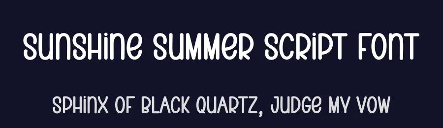 Sunshine Summer Script Font by andikastudio — Display Font — thumbnail 2