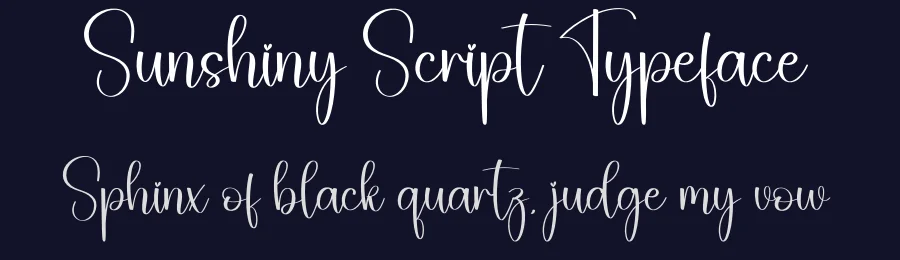 Sunshiny Script Typeface by creativeletter — Script Handwritten Font — thumbnail 2