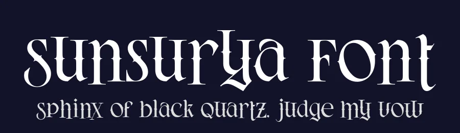 Sunsurya Font by alit design — Display Font — thumbnail 2
