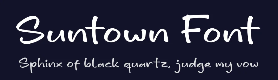 Suntown Font by glorytype — Display Font — thumbnail 2