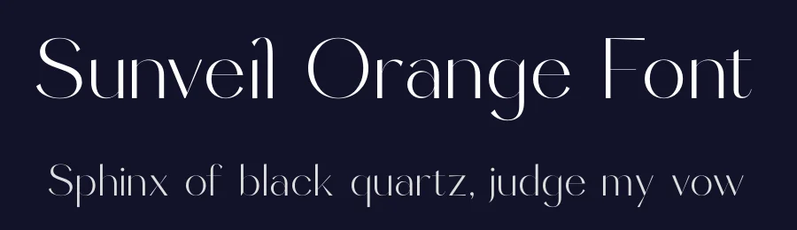 Sunveil Orange Font by timelesstype.co — Display Font — thumbnail 2