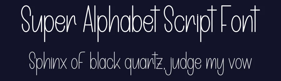 Super Alphabet Script Font by andikastudio — Display Font — thumbnail 2