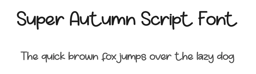 Super Autumn Script Font by creativeletter — Display Font