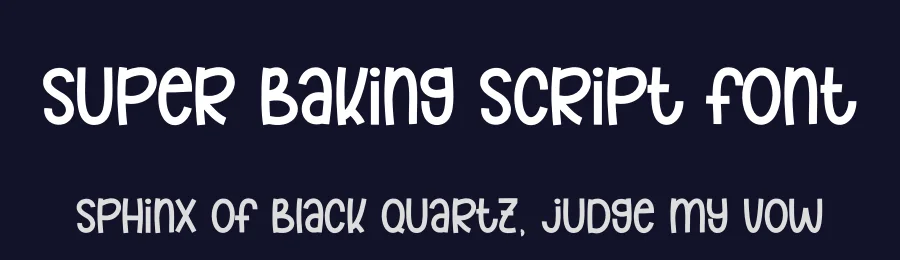 Super Baking Script Font by andikastudio — Display Font — thumbnail 2