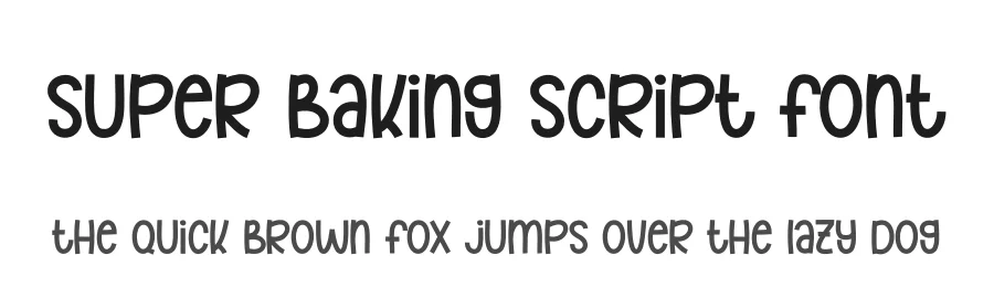 Super Baking Script Font by andikastudio — Display Font