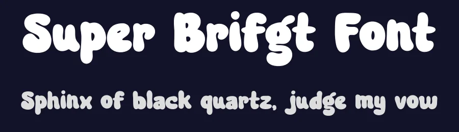 Super Brifgt Font by Sakti Avellin Sa — Decorative Font — thumbnail 2
