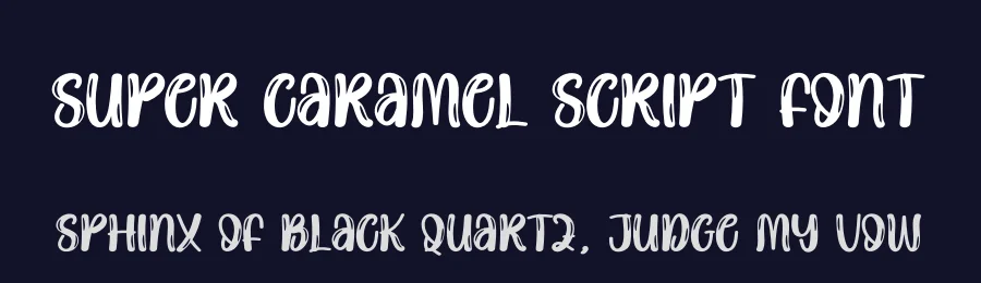 Super Caramel Script Font by andikastudio — Display Font — thumbnail 2
