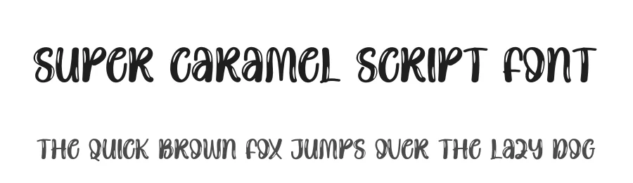 Super Caramel Script Font by andikastudio — Display Font