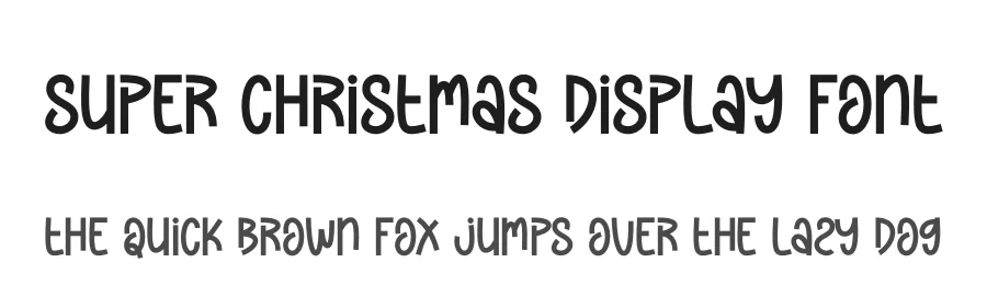 Super Christmas Display Font by andikastudio — Display Font