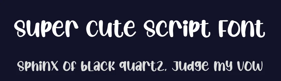 Super Cute Script Font by creativeletter — Display Font — thumbnail 2