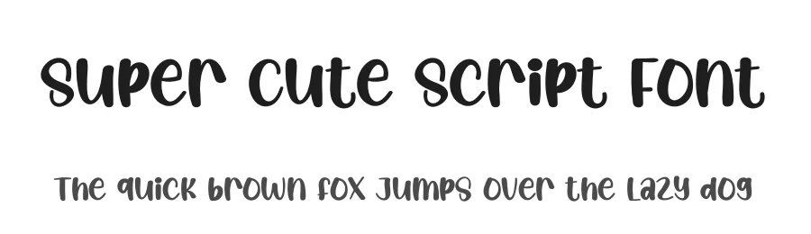 Super Cute Script Font by creativeletter — Display Font