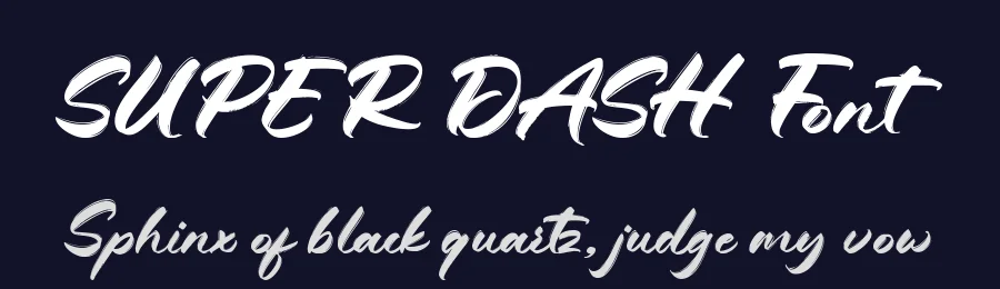 Super Dash Font by letterara — Script Handwritten Font — thumbnail 2