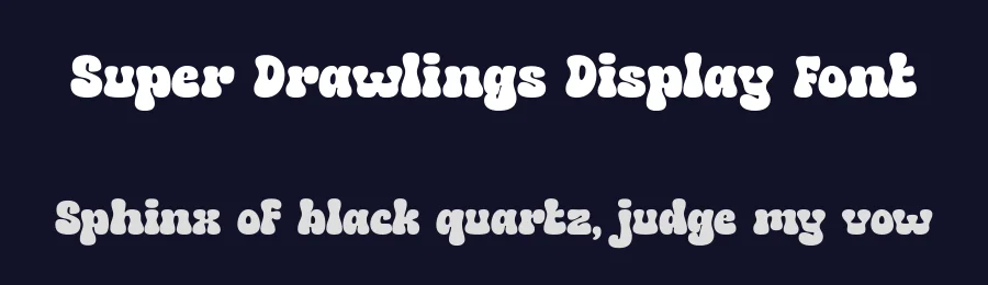 Super Drawlings Display Font by Dantype — Display Font — thumbnail 2