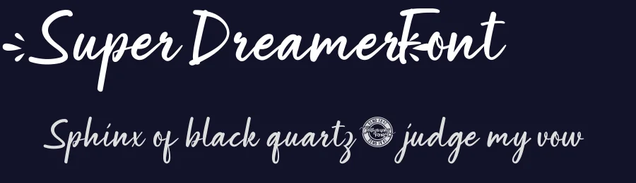 Super Dreamer Font by CalligraphyFonts.net — Script Handwritten Font — thumbnail 2