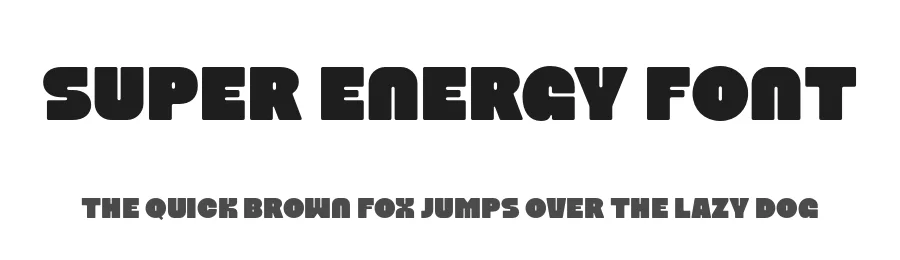 Super Energy Font by BrandSemut — Display Font