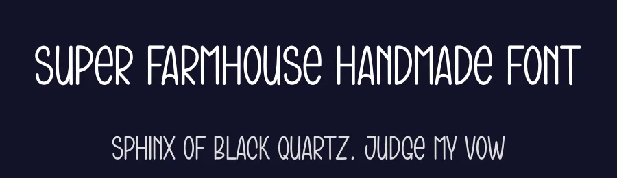 Super Farmhouse Handmade Font by andikastudio — Display Font — thumbnail 2