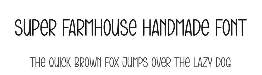 Super Farmhouse Handmade Font by andikastudio — Display Font
