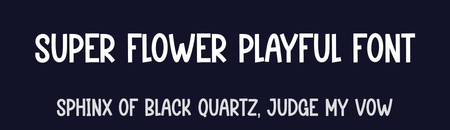 Super Flower Playful Font by creativeletter — Script Handwritten Font — thumbnail 2