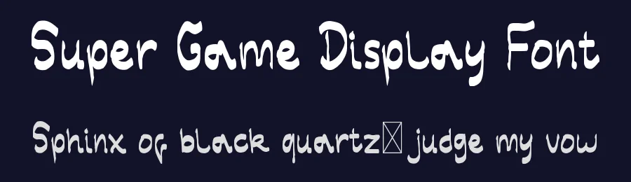 Super Game Display Font by edricstudio — Decorative Font — thumbnail 2
