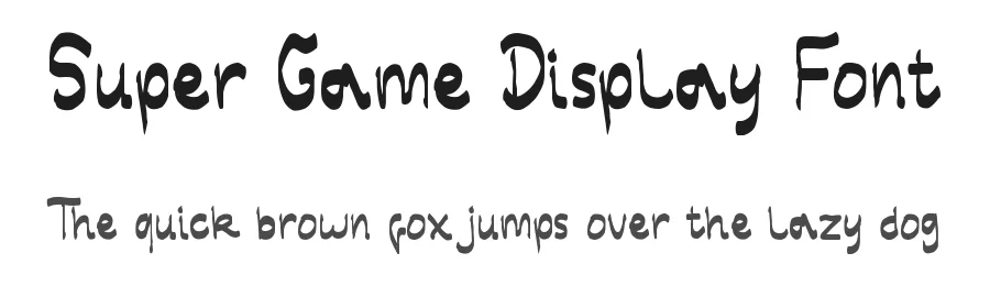 Super Game Display Font by edricstudio — Decorative Font