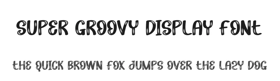 Super Groovy Display Font by creativeletter — Display Font
