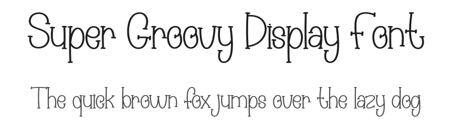 Super Groovy Display Font by creativeletter — Display Font