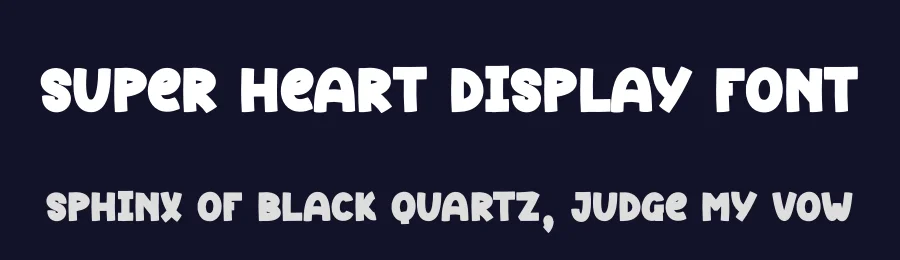 Super Heart Display Font by andikastudio — Display Font — thumbnail 2