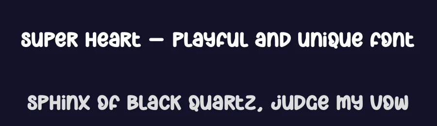Super Heart – Playful And Unique Font by andikastudio — Display Font — thumbnail 2