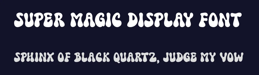 Super Magic Display Font by Siapgraph — Display Font — thumbnail 2