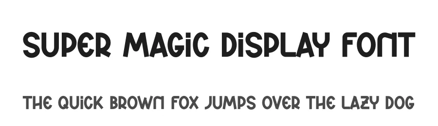 Super Magic Display Font by andikastudio — Display Font